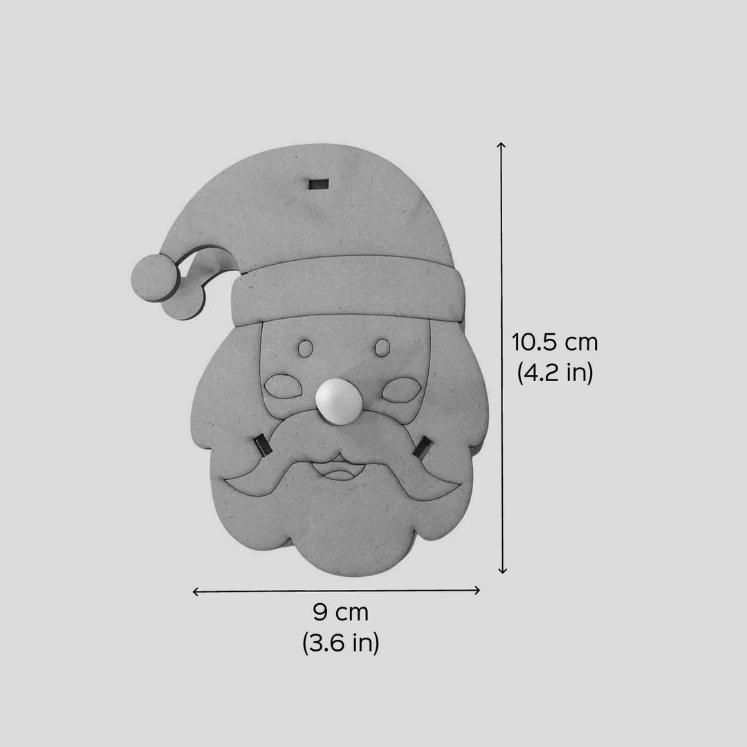 DIY Handmade Santa With Lights Ornament For Christmas Tree Decoration