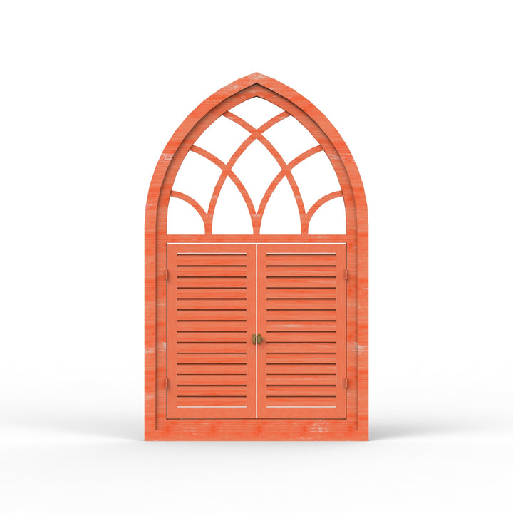 Fusion Triangle Wooden Window Frame - Distress Finish