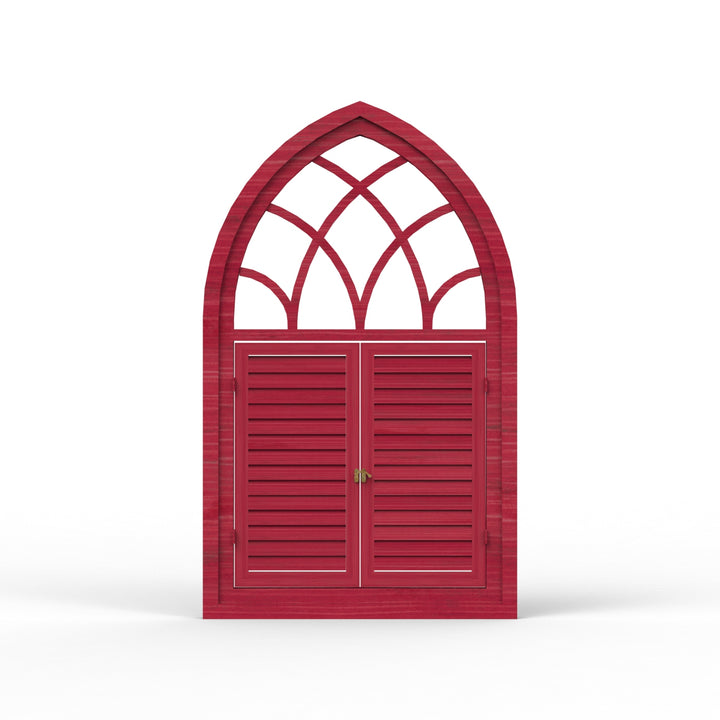 Fusion Triangle Wooden Window Frame - Distress Finish