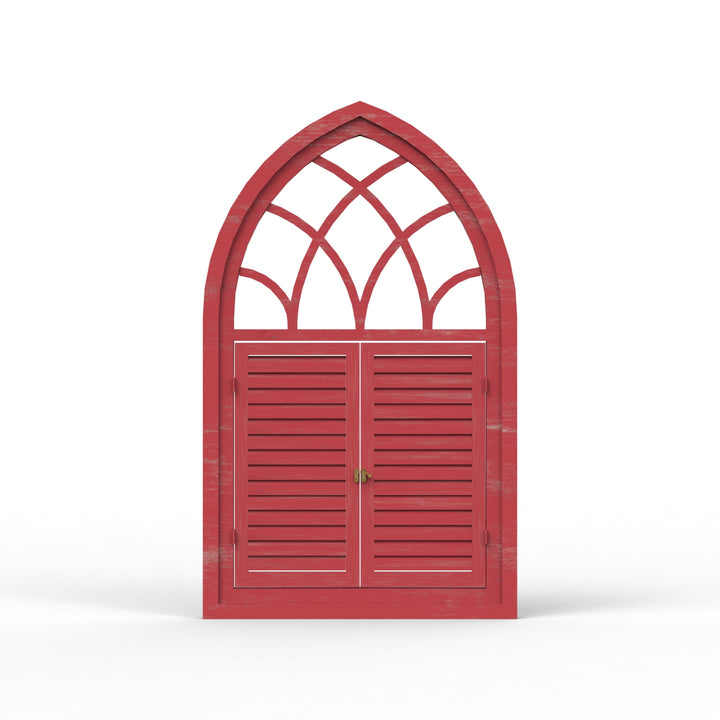 Fusion Triangle Wooden Window Frame - Distress Finish