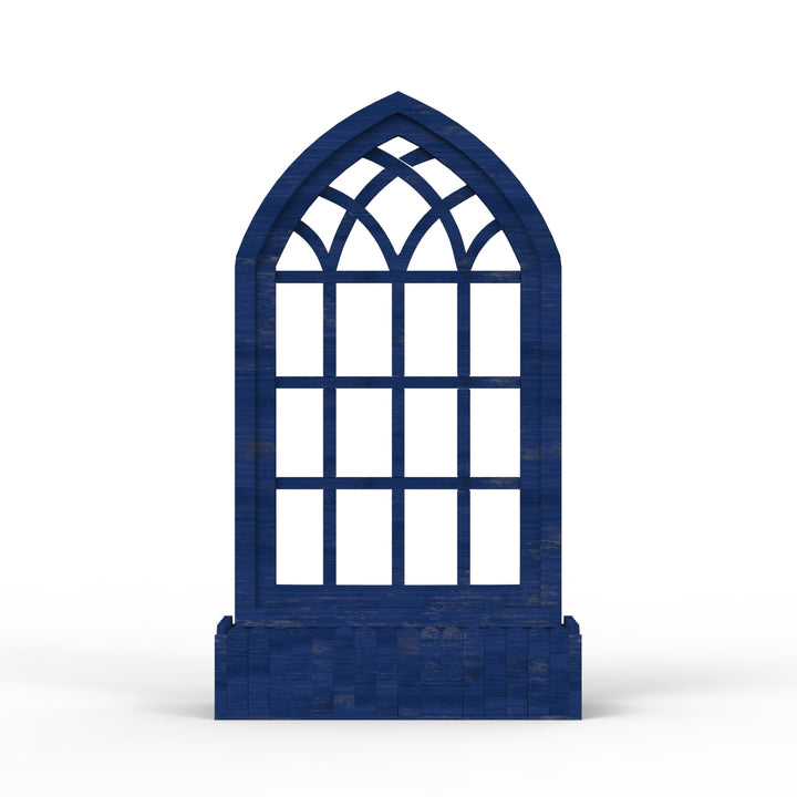 Arched Triangle Wooden Basket Frame - Distress Finish