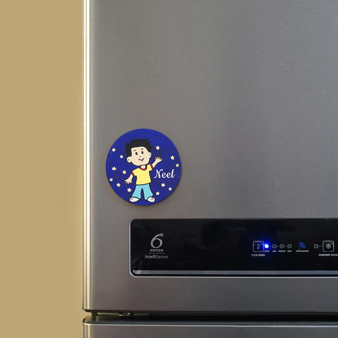 Personalized Handpainted Fridge Magnet Hamper for Kids
