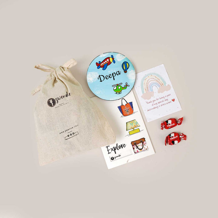 Personalized Handpainted Fridge Magnet Hamper for Kids