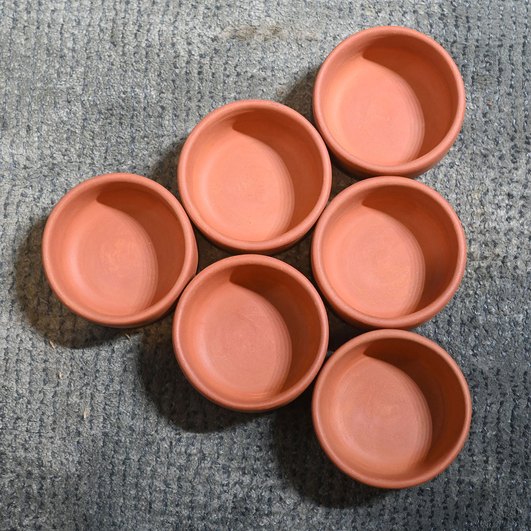Handmade Terracotta Chutney Serving Bowls