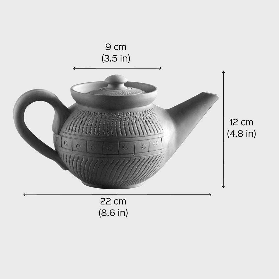 Handmade Elegant Terracotta Kettle
