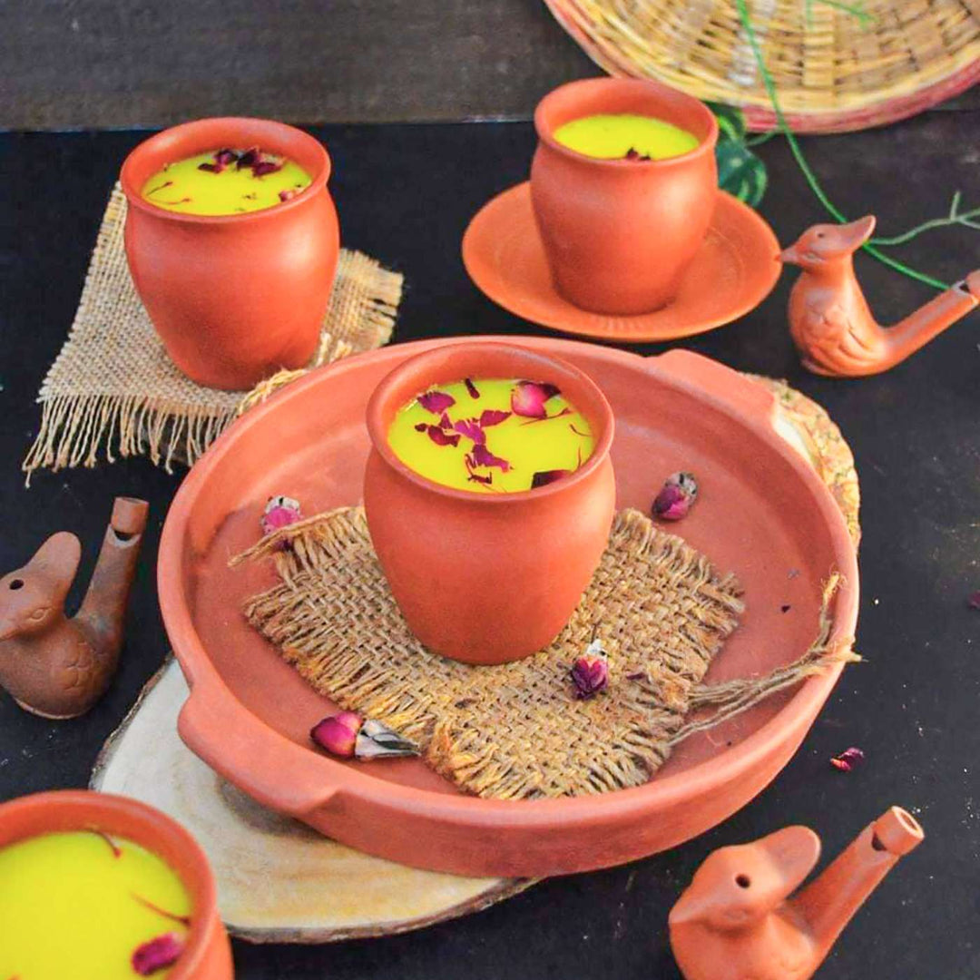 Handmade Reusable Terracotta Kulhads | Set Of 6