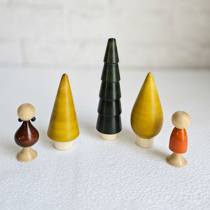 Wooden Tree Tribe Set | Handmade Etikopakka Imaginative Toy | 2+ Years