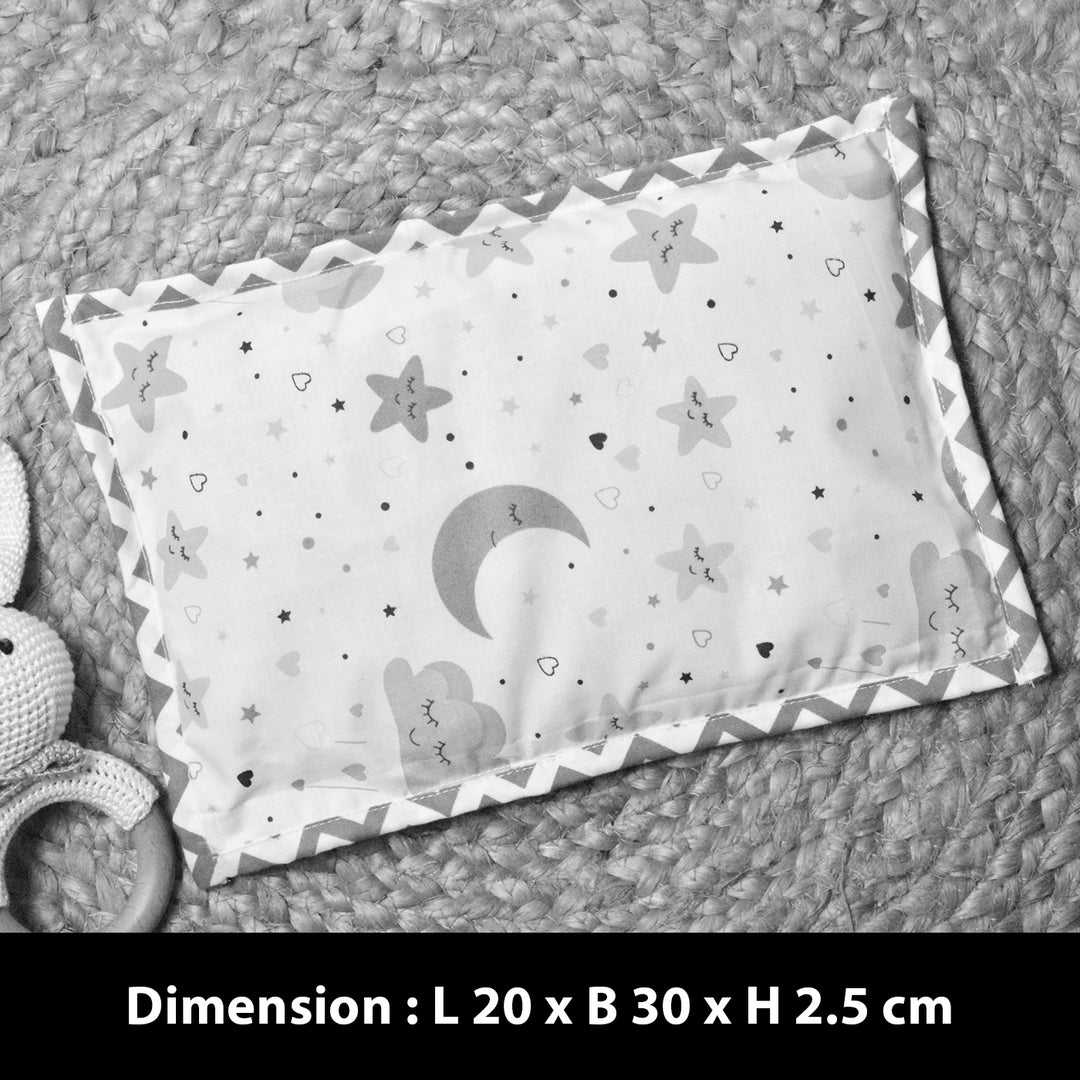 Minty Moon Memory Foam Baby Pillow
