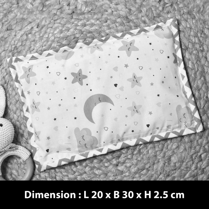 Minty Moon Memory Foam Baby Pillow