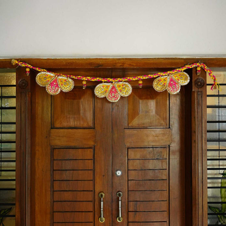 55 In | Traditional Gota-Patti Banderwal Festive Toran