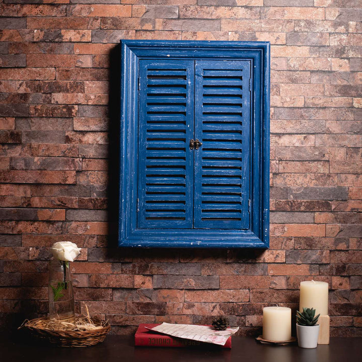 16x22 in | Rectangle Vintage Window Personalised Distress Finish Pine Wood Nameplate