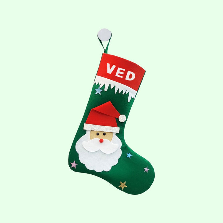 Personalized X Large Assorted Felt Stocking For Christmas Decoration | Set Of 3