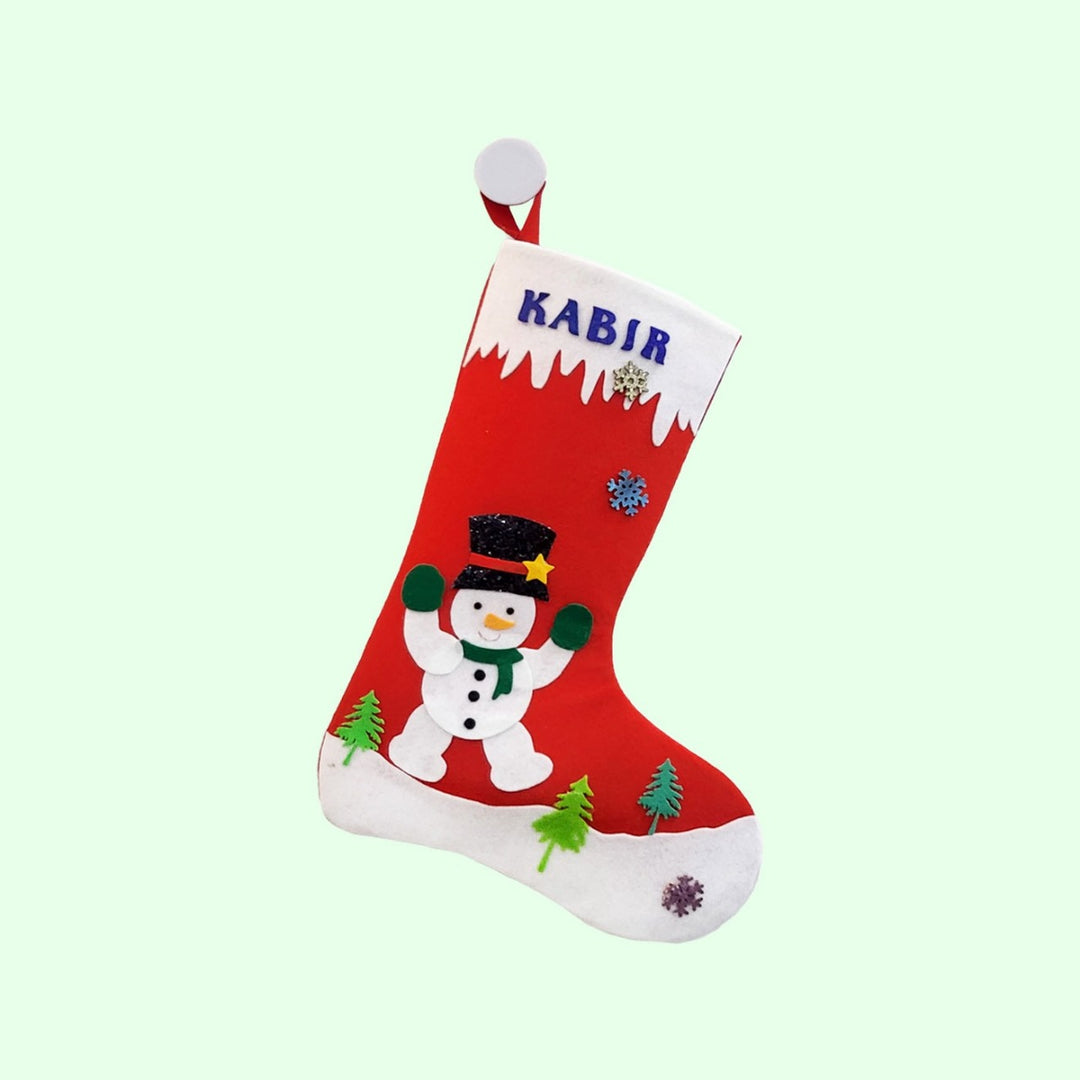 Personalized X Large Assorted Felt Stocking For Christmas Decoration | Set Of 3