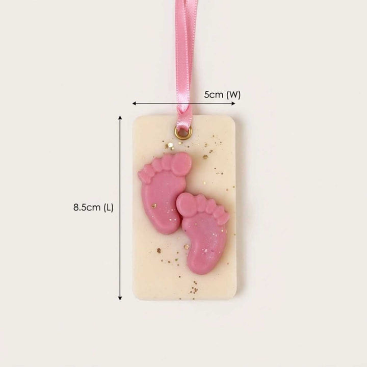 Handmade Little Blessing Mulberry Vanilla Soy Wax & Beeswax Fragrance Bar For Baby Shower Gifting