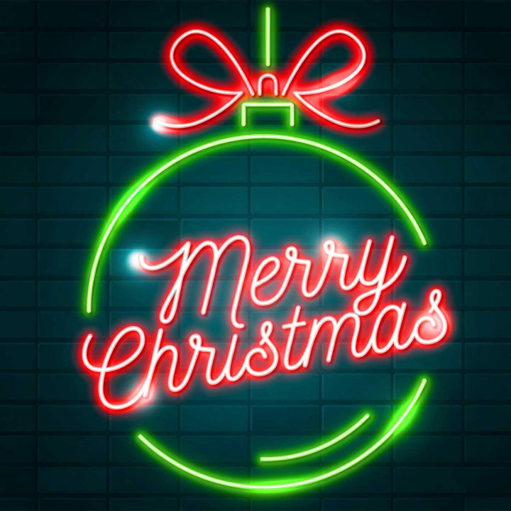 Personalized Handmade "Merry Christmas" Neon Light Sign Board For Holiday Decor