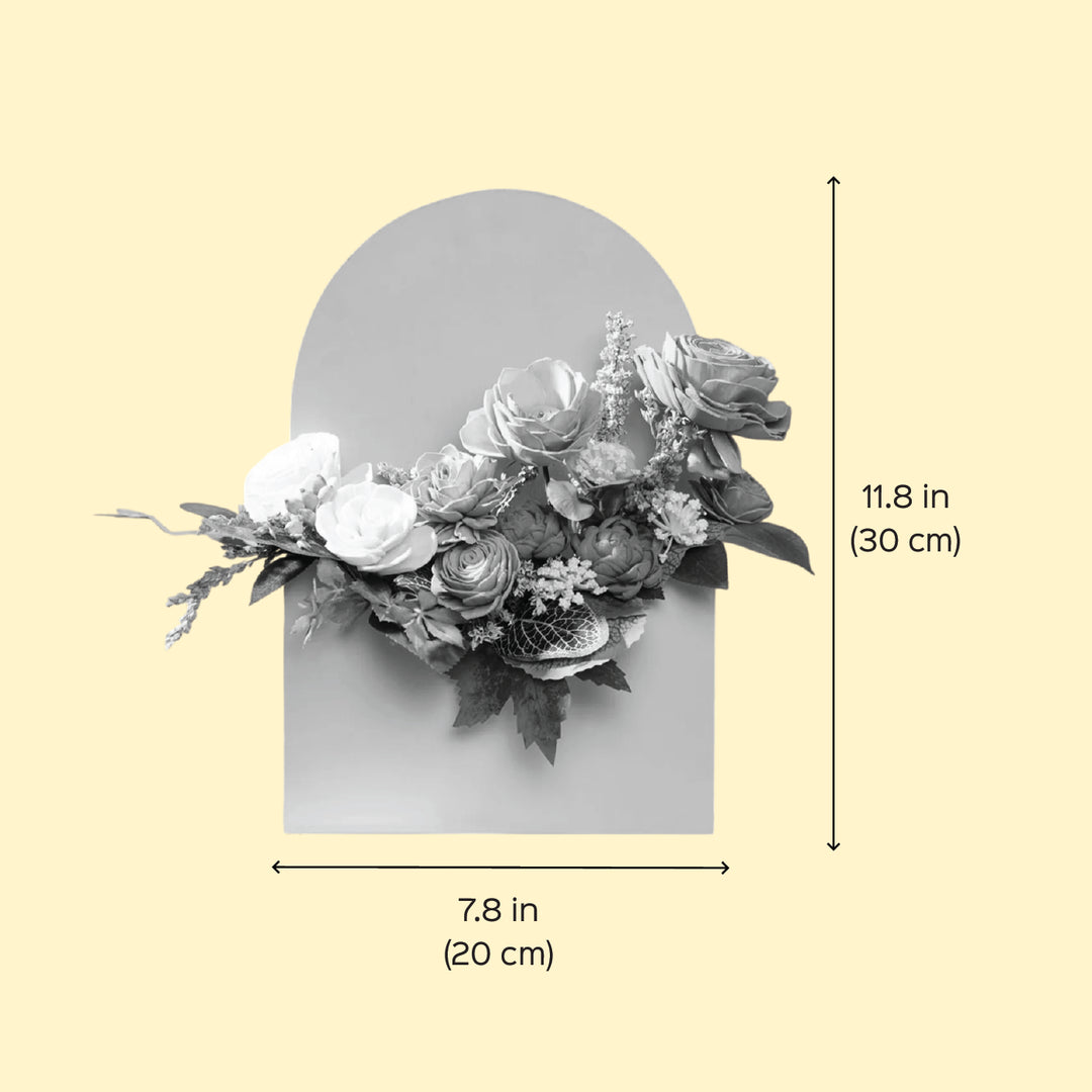Handmade Rose Riwayat Shola Flower Centerpiece