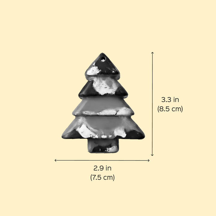 Handmade Christmas Tree Wax Crayon Ornament