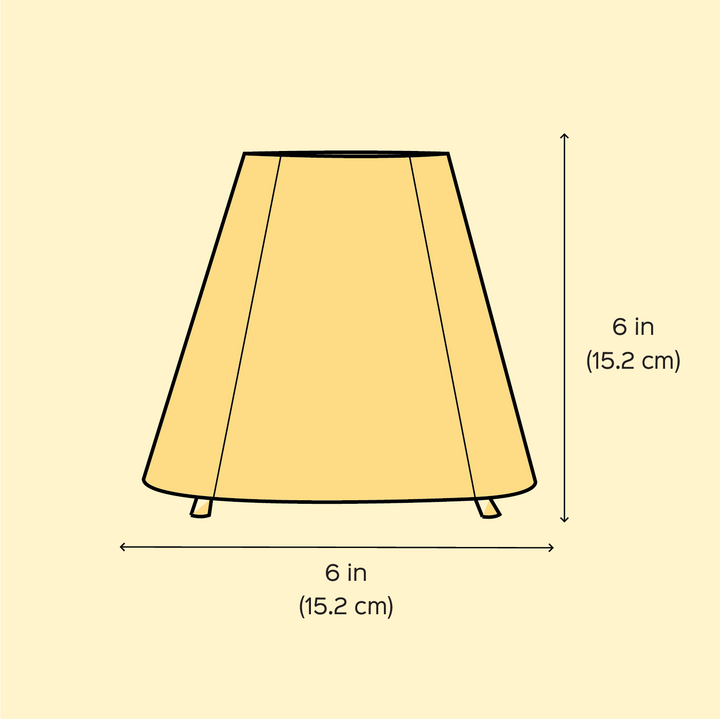 6 inch | Animal Kingdom Hand Painted Tholu Bommalata Tabletop Lamp