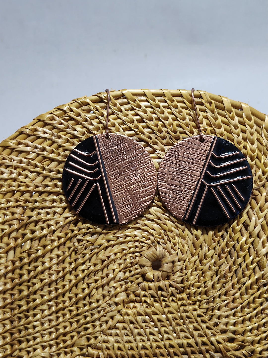 Suntop Copper Earrings