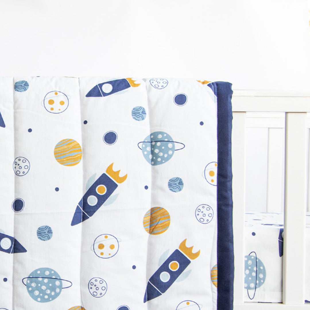 Personalized Child Of The Universe Kids Quilt | 0-4 Years