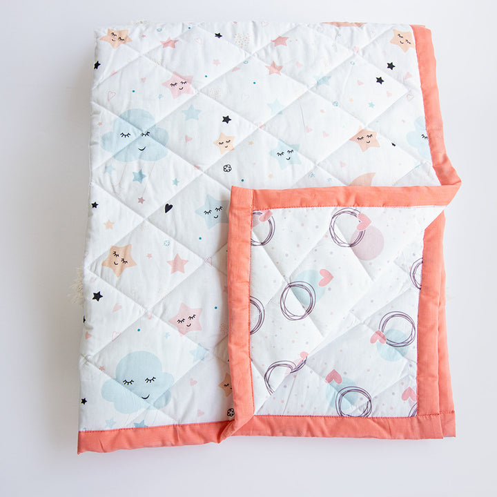 Personalized Space Theme Kids Quilt | 0-4 Years