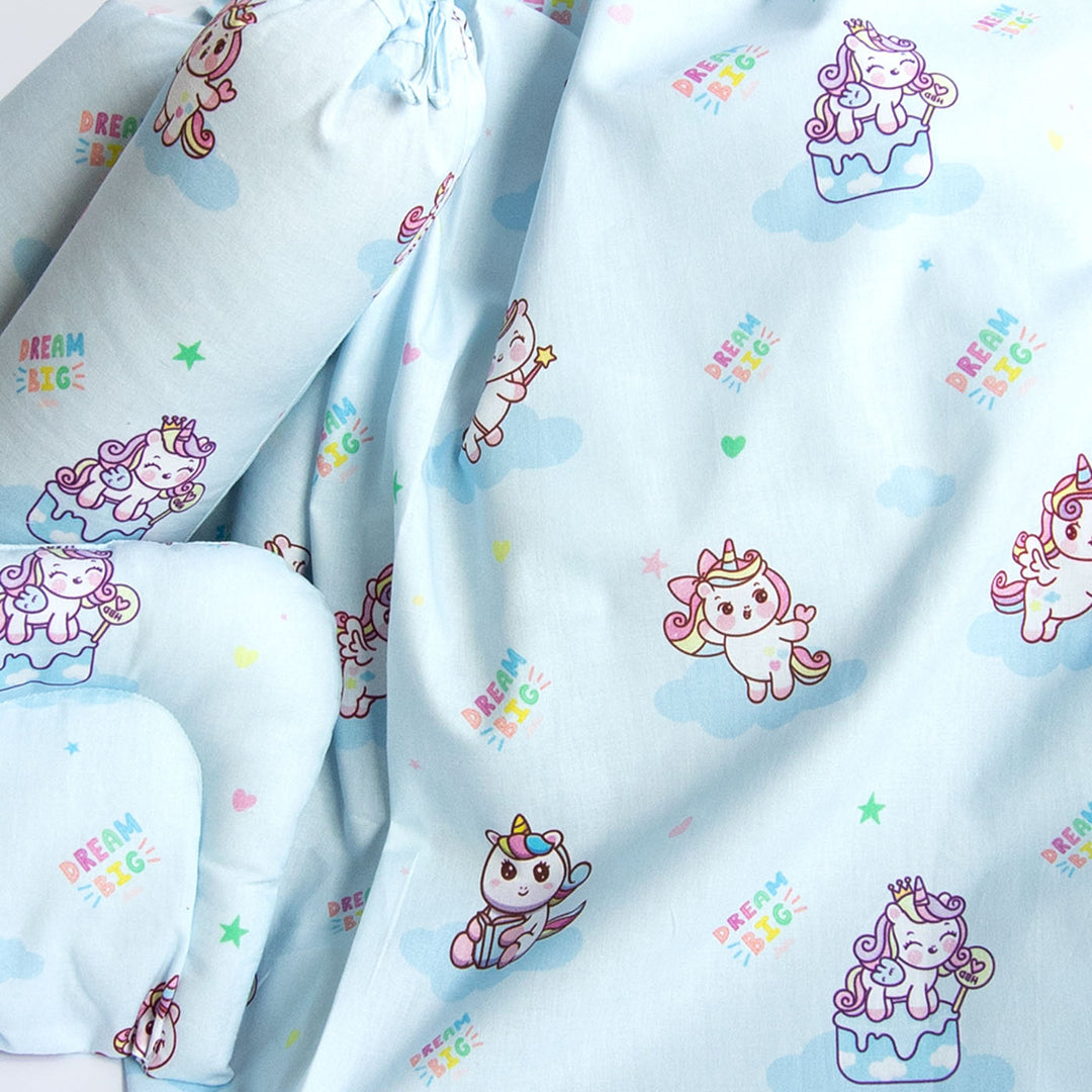 Personalized Unicorn Dreams Cot Set | 0-4 Years