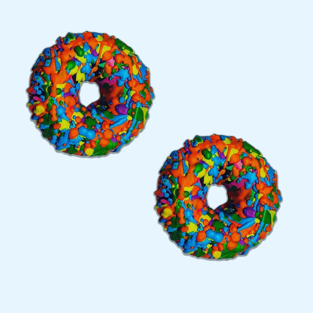 Handmade Non-Toxic Assorted Donut Crayons | Set of 2