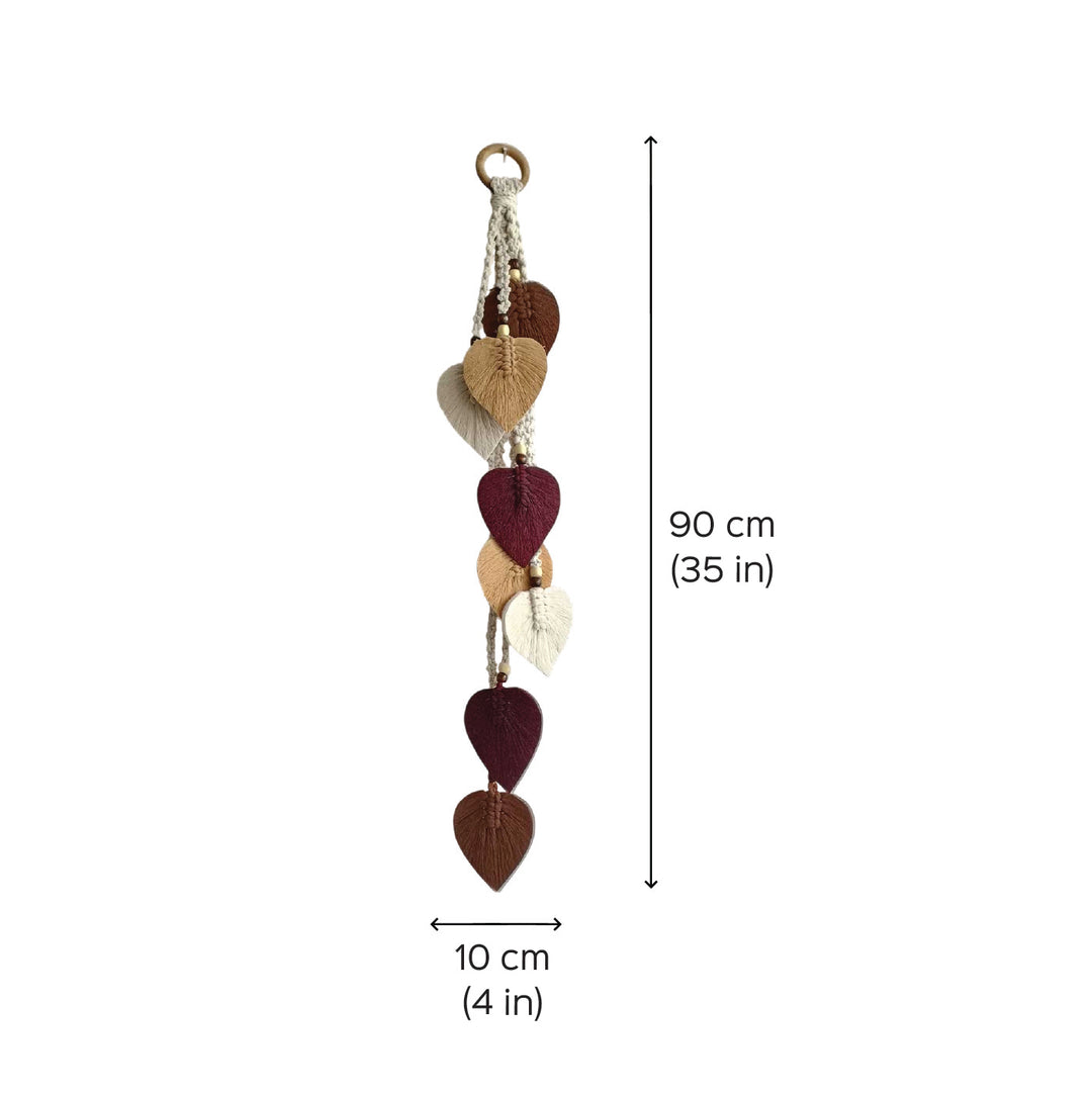 2 Pc | Handmade Macrame 8 Leaves Door Hangings