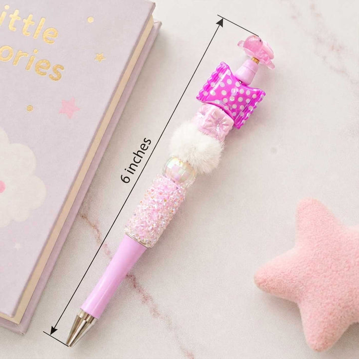 Cute Character "Purple Heart" Topper Pen For Kids