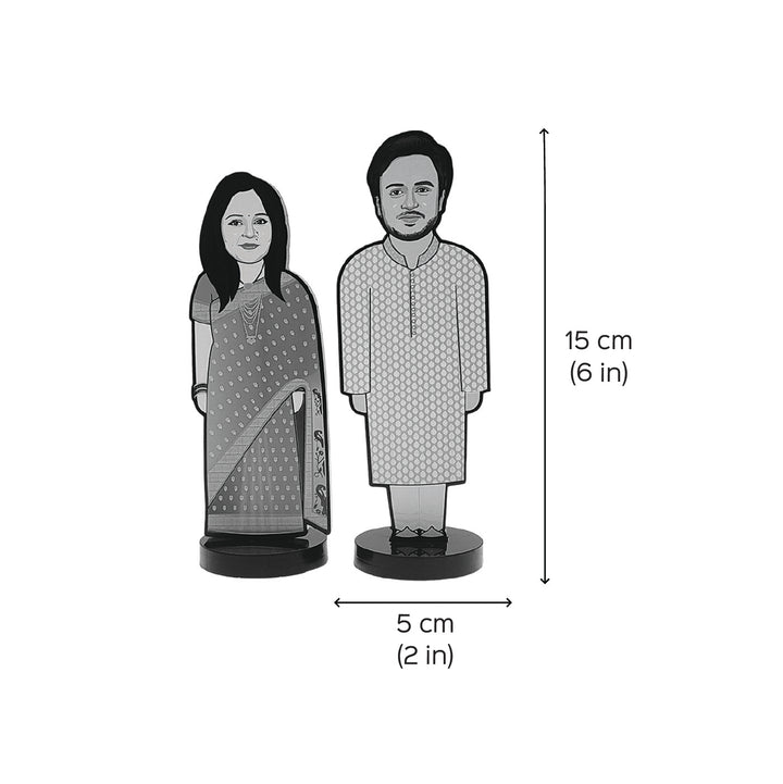 Photo Personalized Printed Acrylic Full Length Caricature Cutout