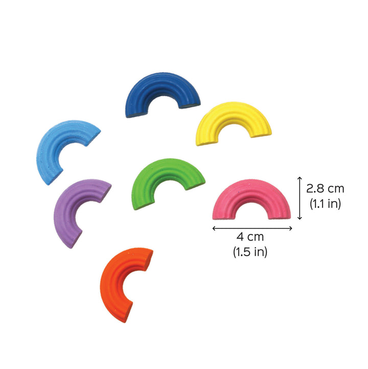 Handmade Non-Toxic Mini Rainbows Crayons | Set Of 8