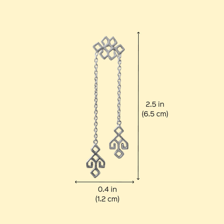Handmade Jharna 22k Gold Plated Silver Earrings