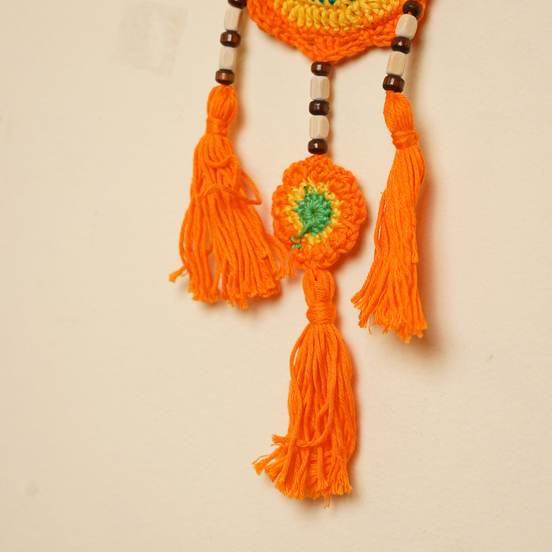 2 Pc | Handmade Svadhisthana Chakra Crochet Hangings