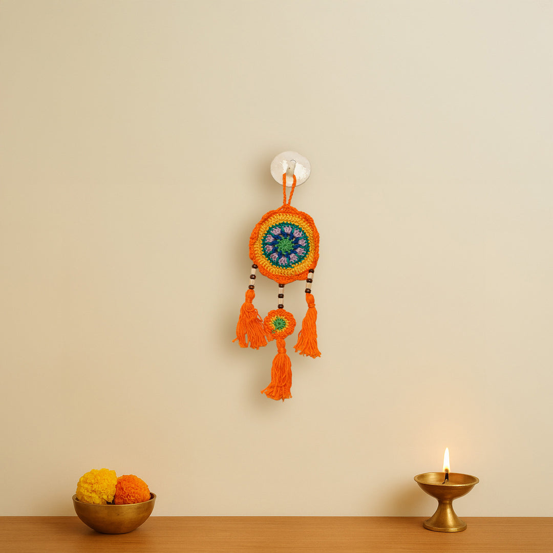 2 Pc | Handmade Svadhisthana Chakra Crochet Hangings