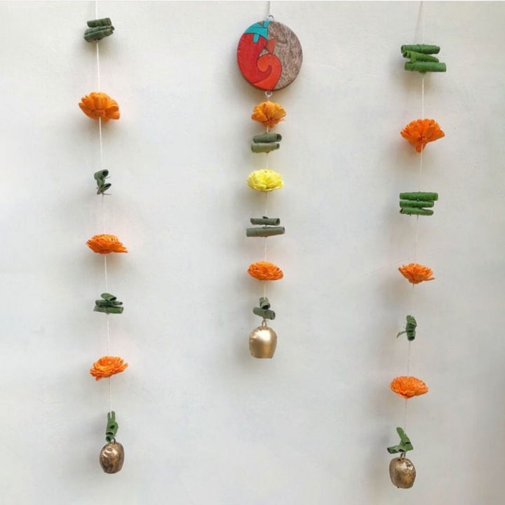 3 Pc | Eco-friendly Festive Hanging with Shola Wood