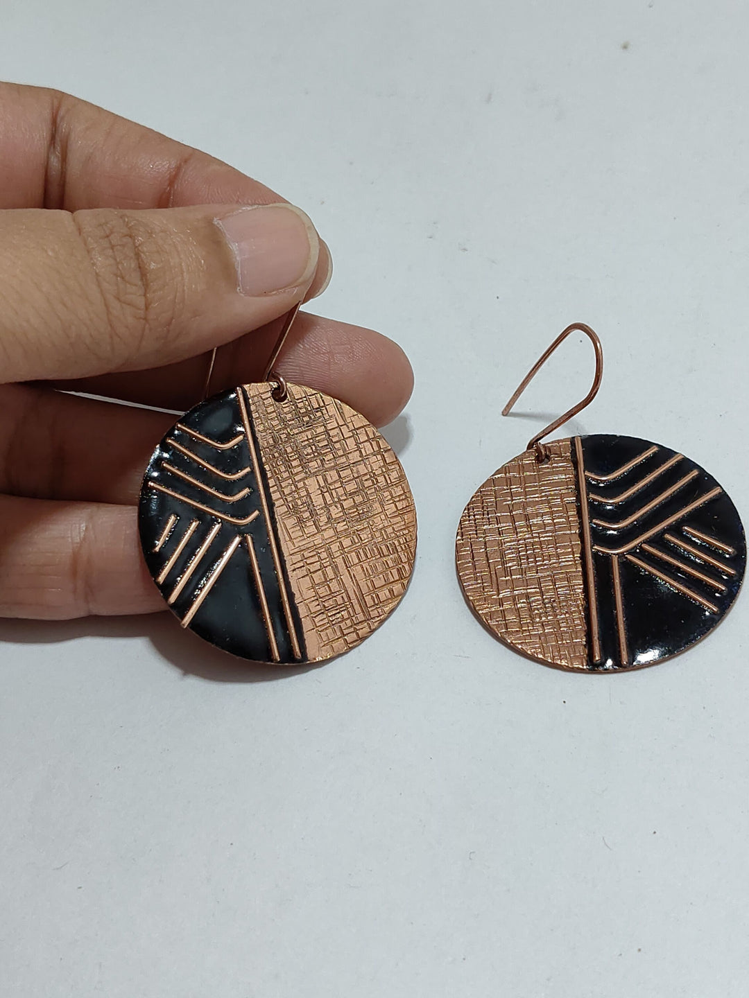 Suntop Copper Earrings