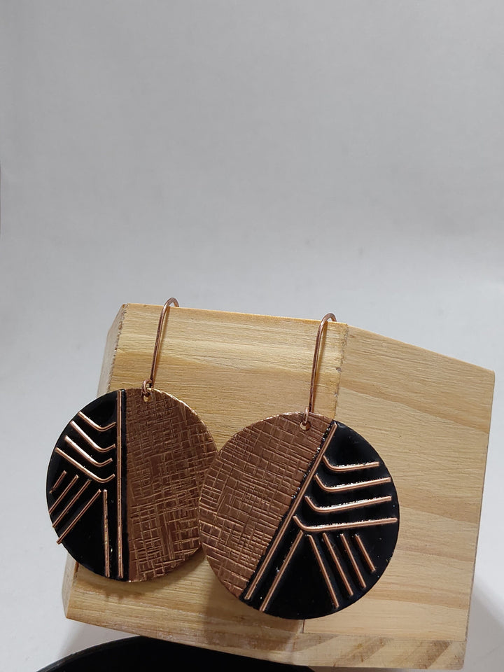 Suntop Copper Earrings