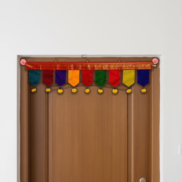 40 In | Handmade Khun Fabric Phool Toran