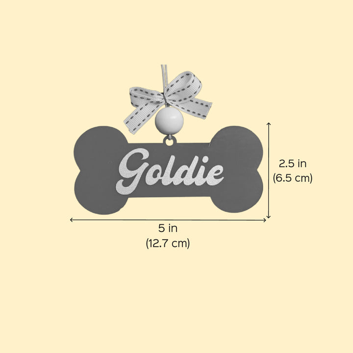 Personalized Bone Theme Acrylic Ornament For Christmas Tree Decoration