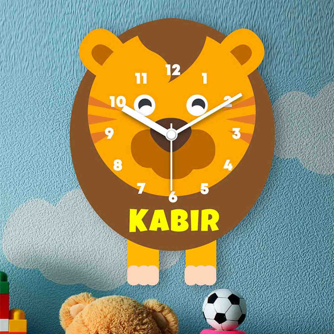 Personalised Printed Wall Clocks for Kids