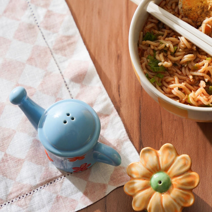Mahi Flower & Watering Can Salt and Pepper Shakers
