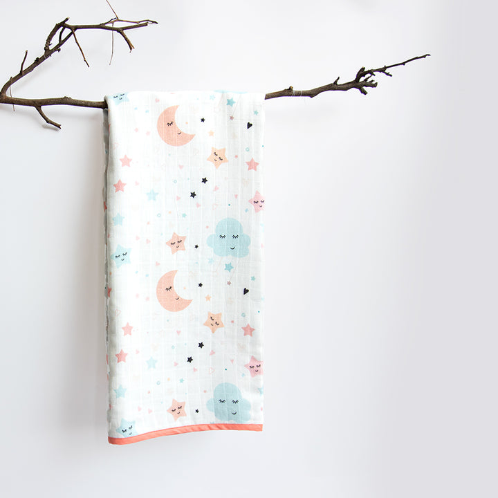 Personalized Reversible Sky Theme Dohar/Winter Blanket | 0-4 Years