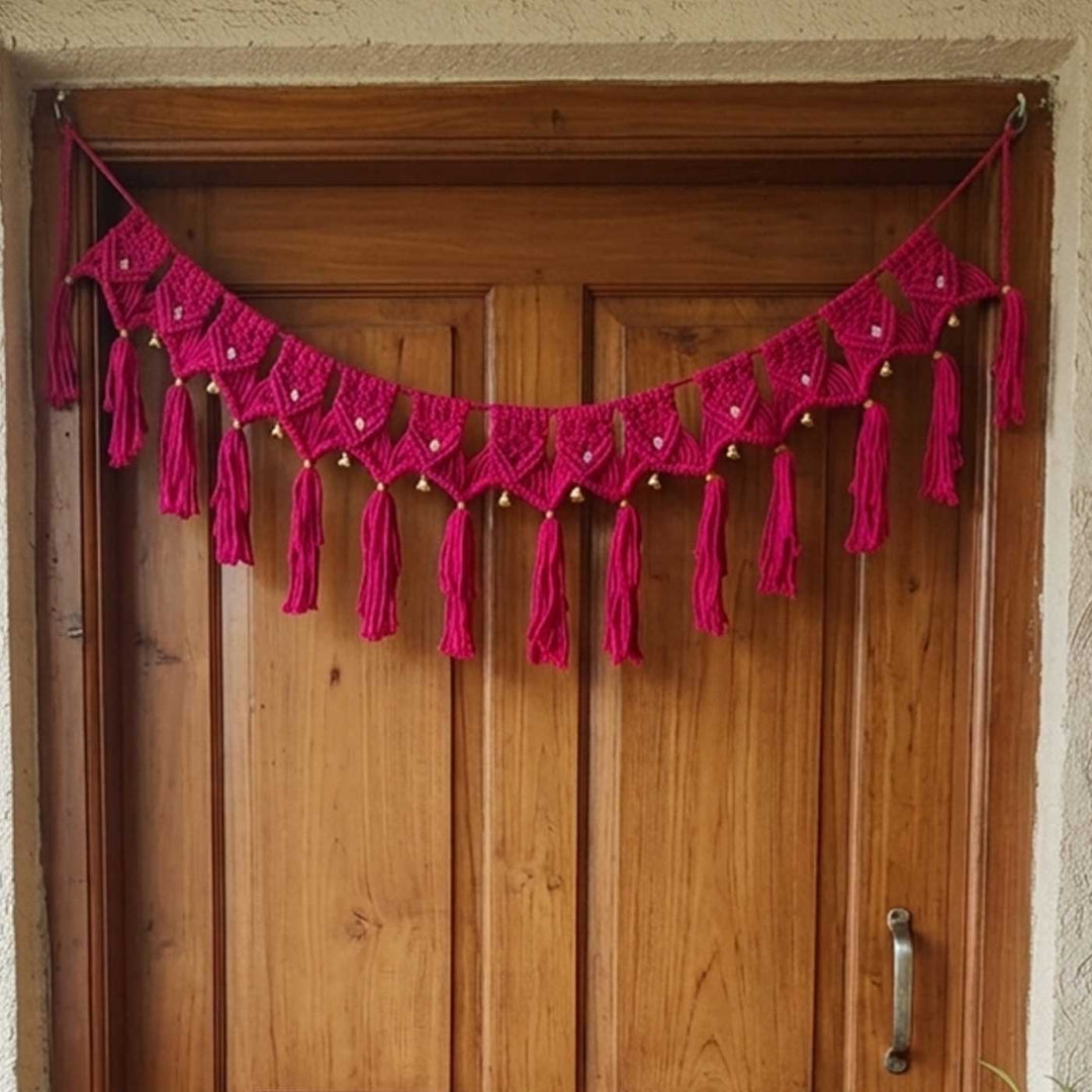 40 In | Handmade Macrame Samriddhi Design Cotton Toran