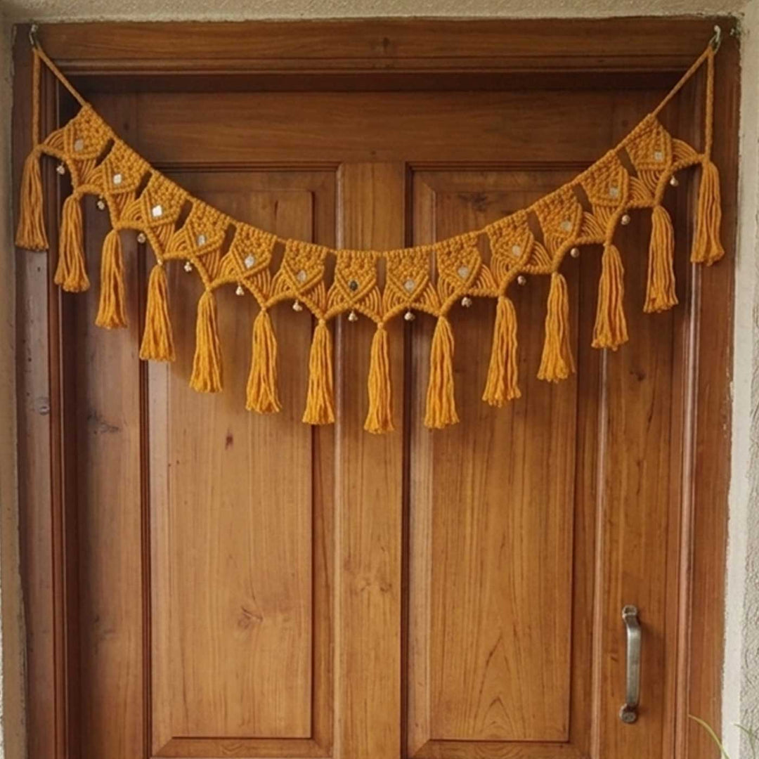 40 In | Handmade Macrame Samriddhi Design Cotton Toran