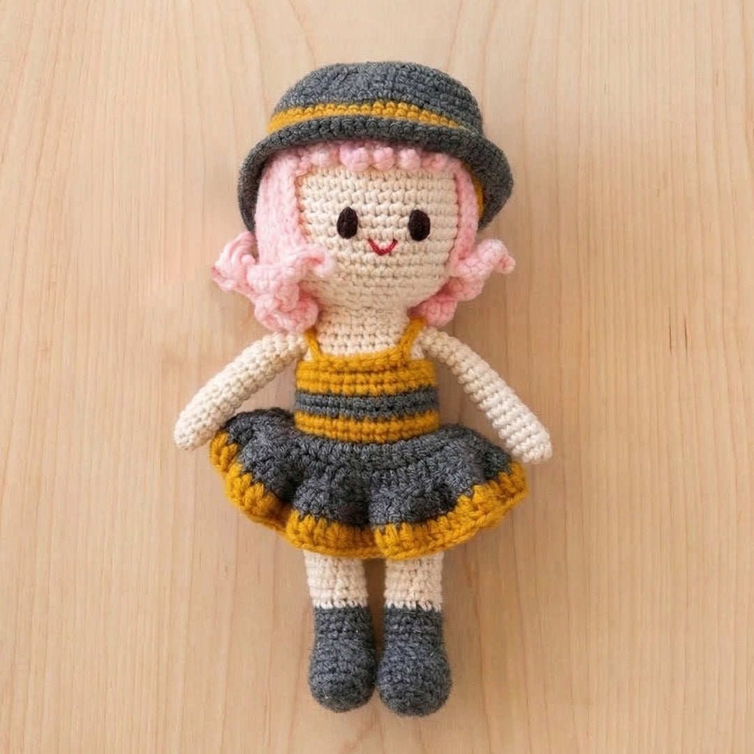 Handmade Cute Crochet Doll For Kids