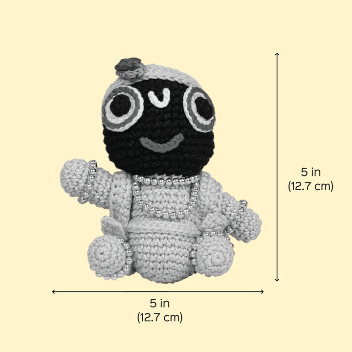 Handmade Crochet Beaded Jagannath Toy