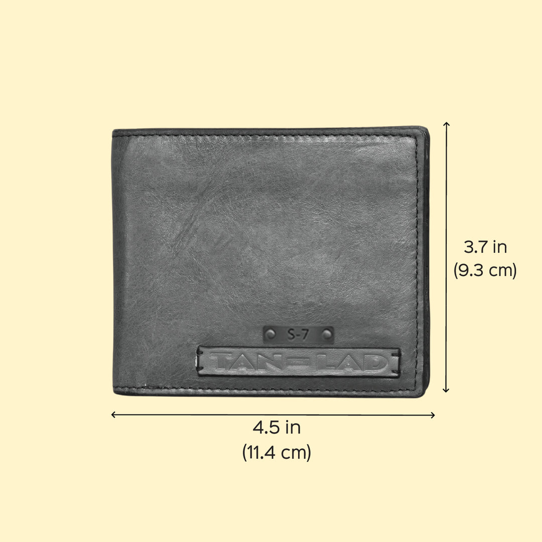 Personalized Brown Shay Leather Wallet