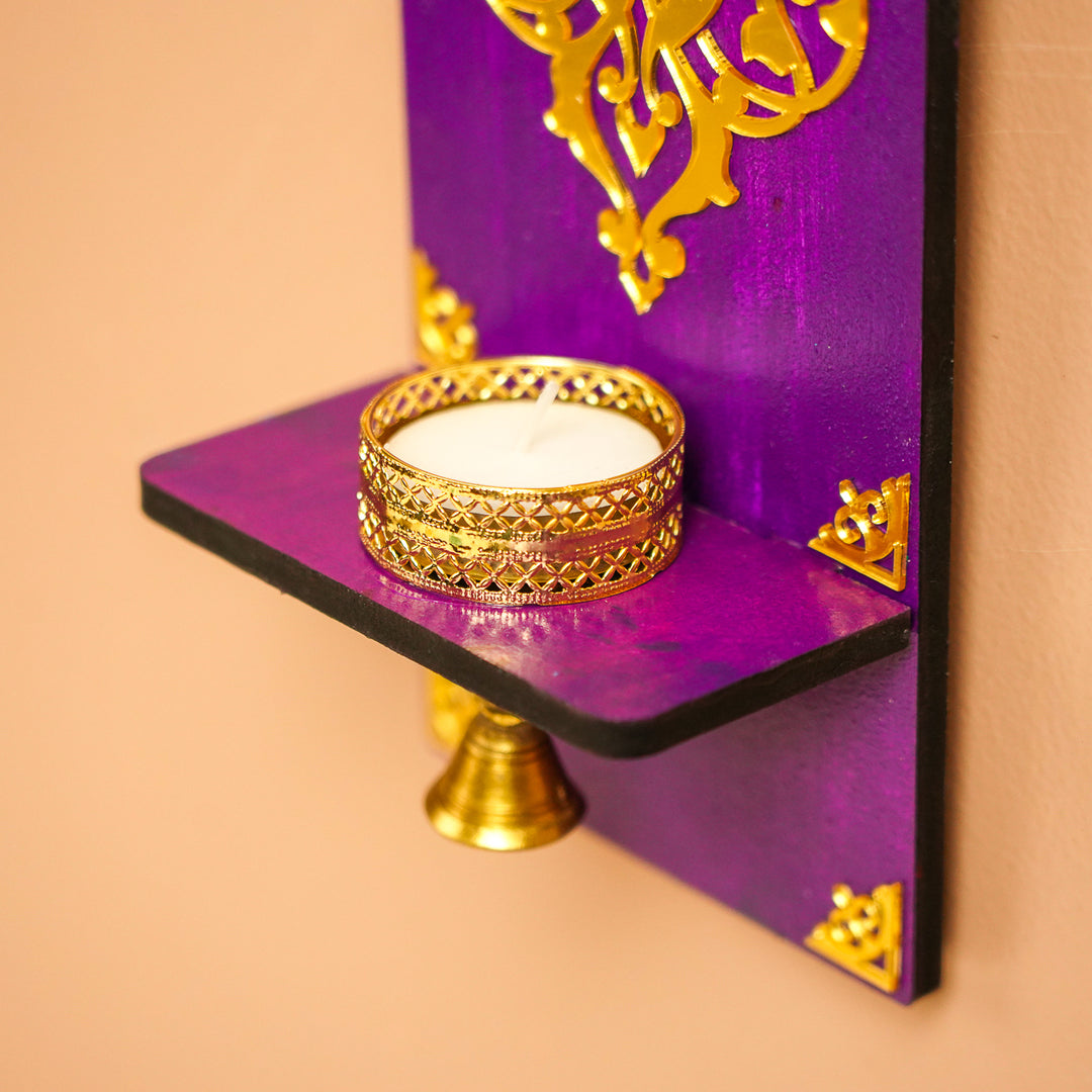 Handmade Decorative Tealight Holder With Bell | Set Of 2