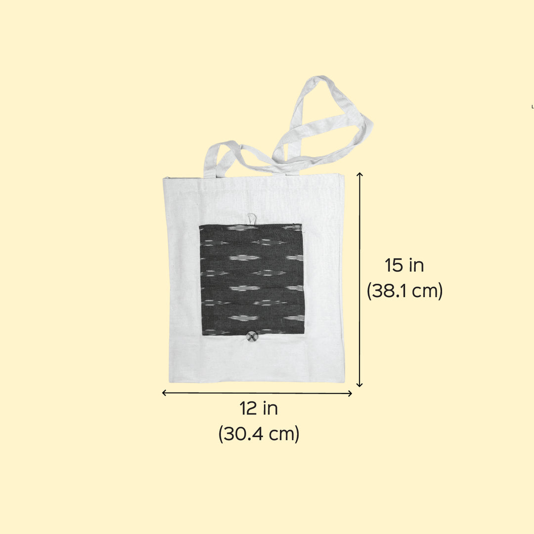 Handcrafted Foldable Kalamkari Cotton Tote Bag