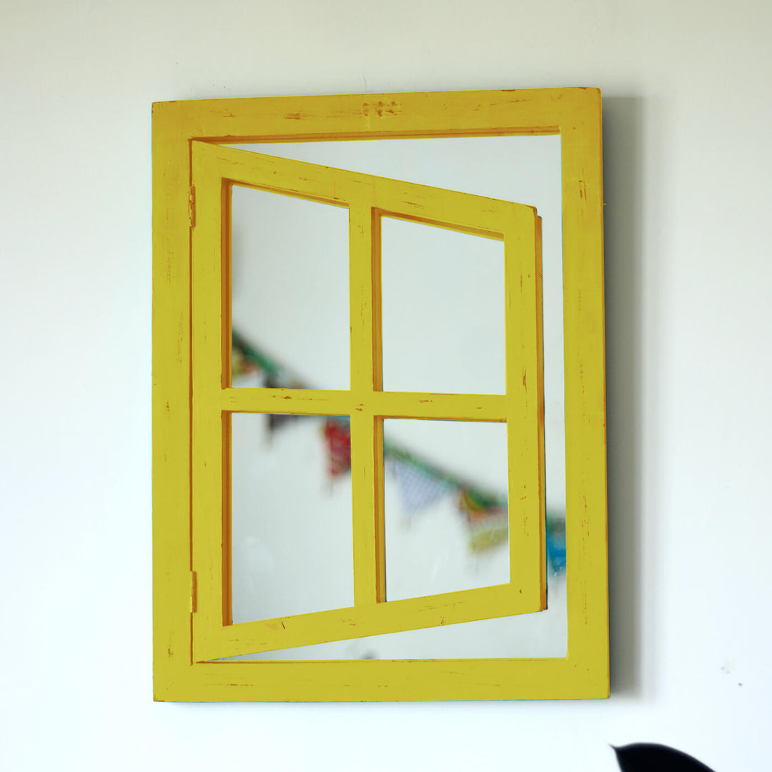 Small Classic Illusion Window Mirror